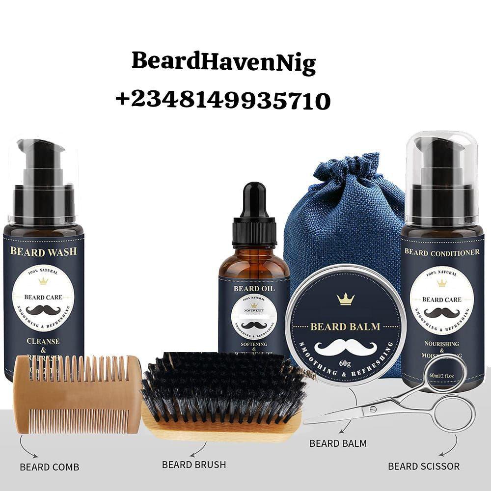 "8-piece beard oil kit for domain sales"